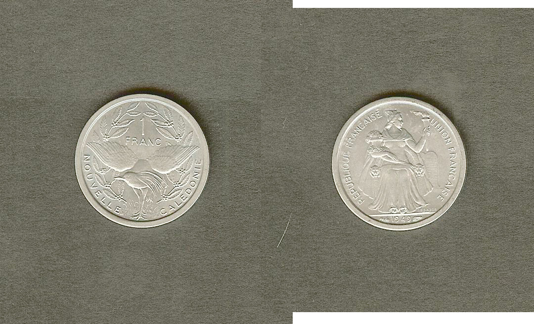 New Caledonia franc 1949 FDC